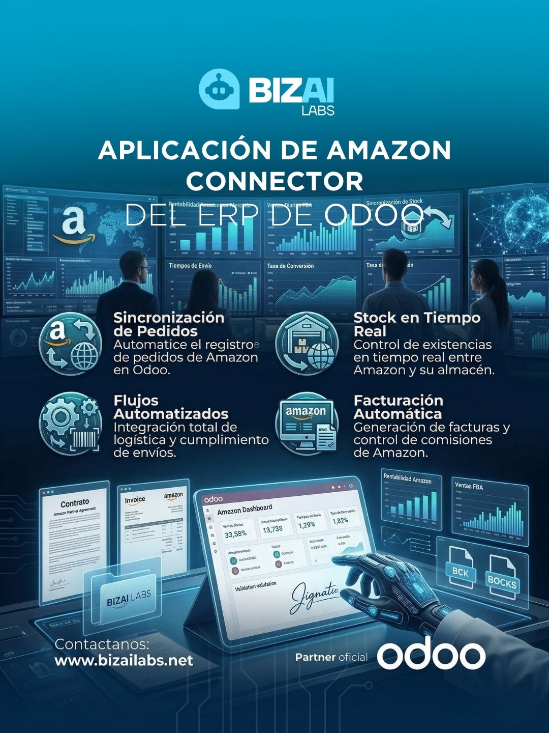 Aplicación de Amazon Connector del ERP Odoo Aplicación de Amazon Connector del ERP Odoo