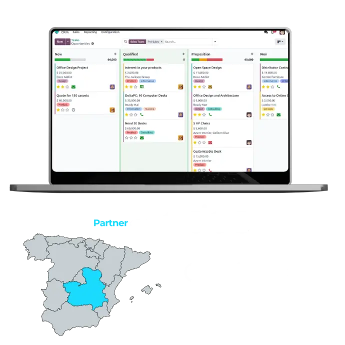 parnet odoo castilla la mancha