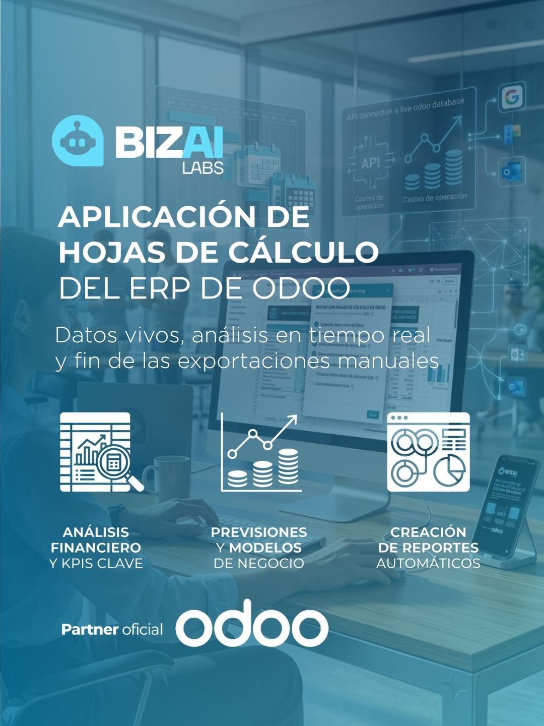 Aplicación de Hojas de Cálculo del ERP de Odoo Aplicación de Hojas de Cálculo del ERP de Odoo