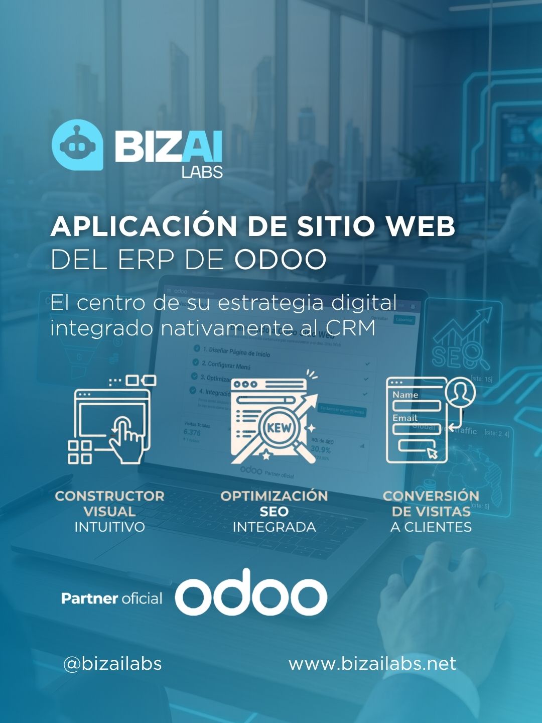 Aplicación de Sitio Web del ERP de Odoo Aplicación de Sitio Web del ERP de Odoo