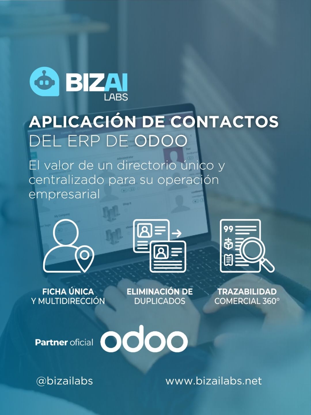 Aplicación de Contactos del ERP de Odoo Aplicación de Contactos del ERP de Odoo