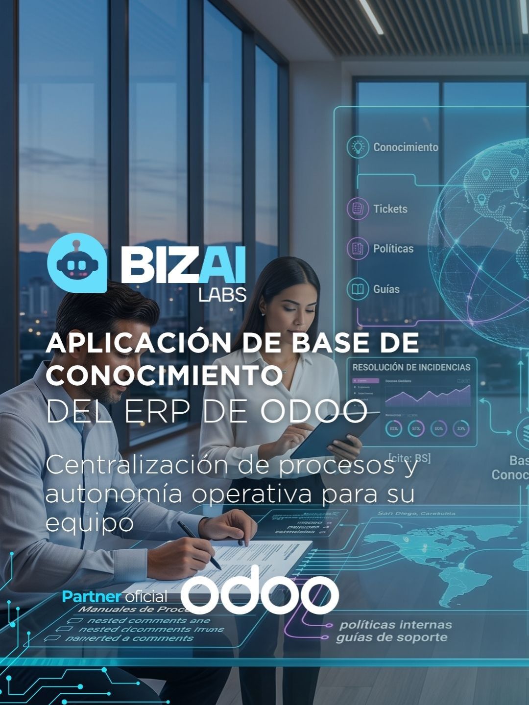 Aplicación de Base de Conocimiento del ERP de Odoo