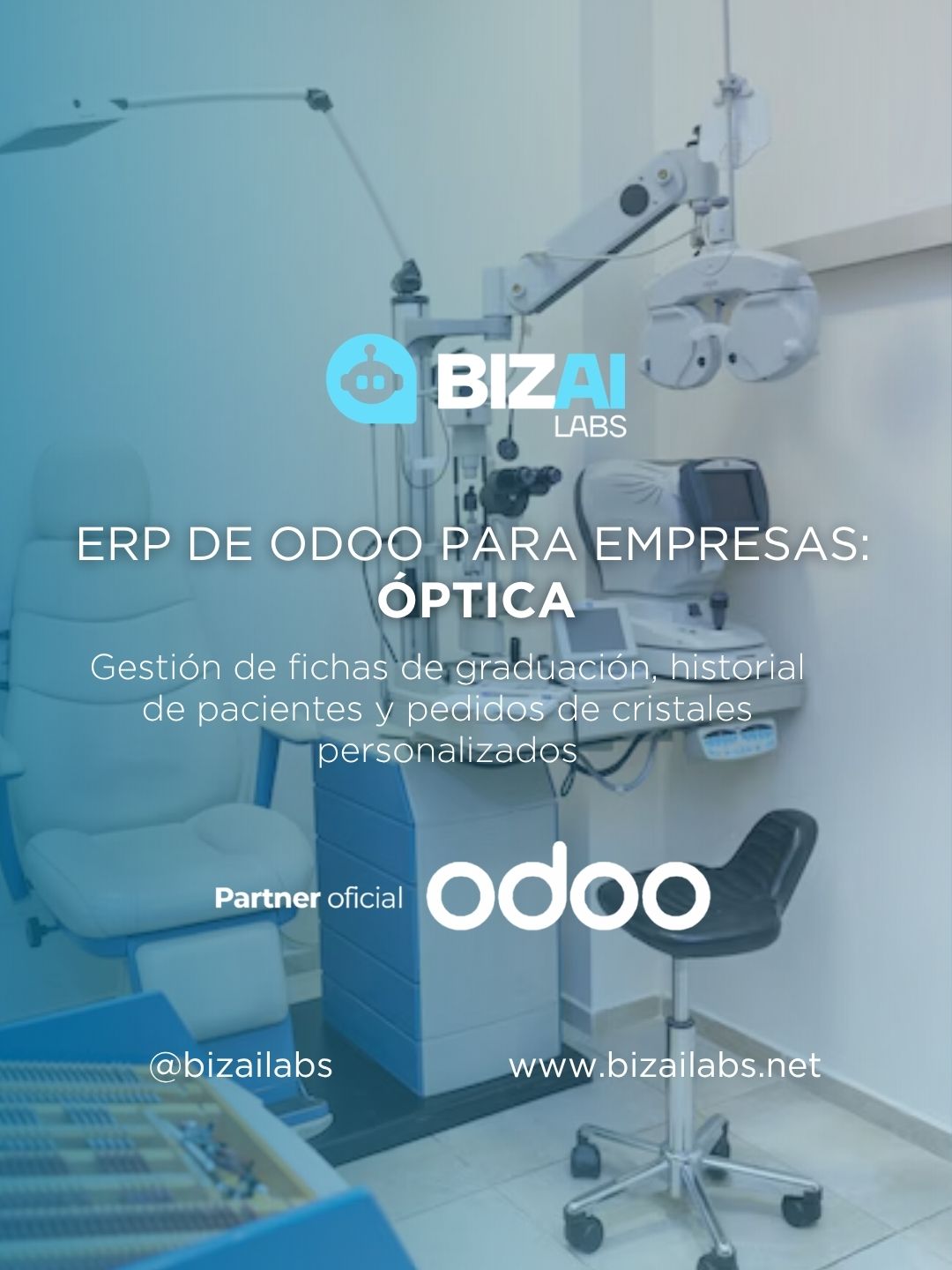 ERP de Odoo para empresas: Óptica